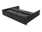 R1498/2UK-SONAMP2 - 19" 2HE Stellboden für 2x SONOS AMP