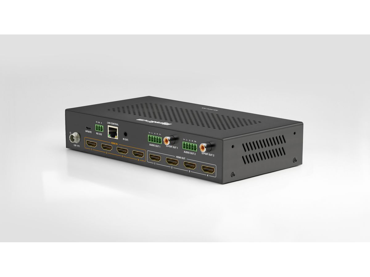 MX-0404-SCL - Matrix 4x4 HDMI, Seamless Switch, Audio