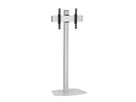 F 2044S - Support Colonne 200 cm, 400x400 argent