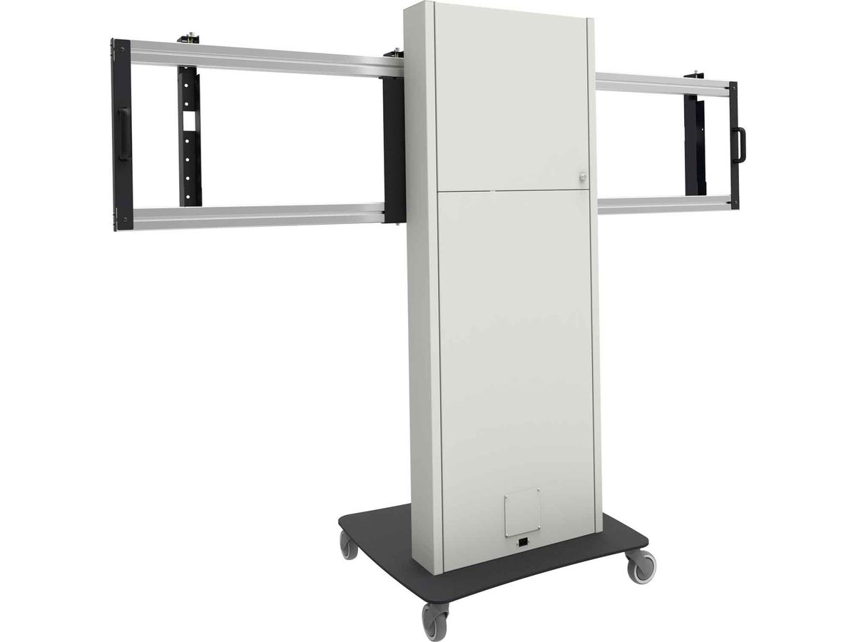 062.2865 - Trolley bis zu 2 x 65" - 180° Schwenkfunktion, bis zu 100kg