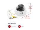 IP Dome Camera - '2 MP, IP Camera 1/2.8'' 2M Exmor CMOS '