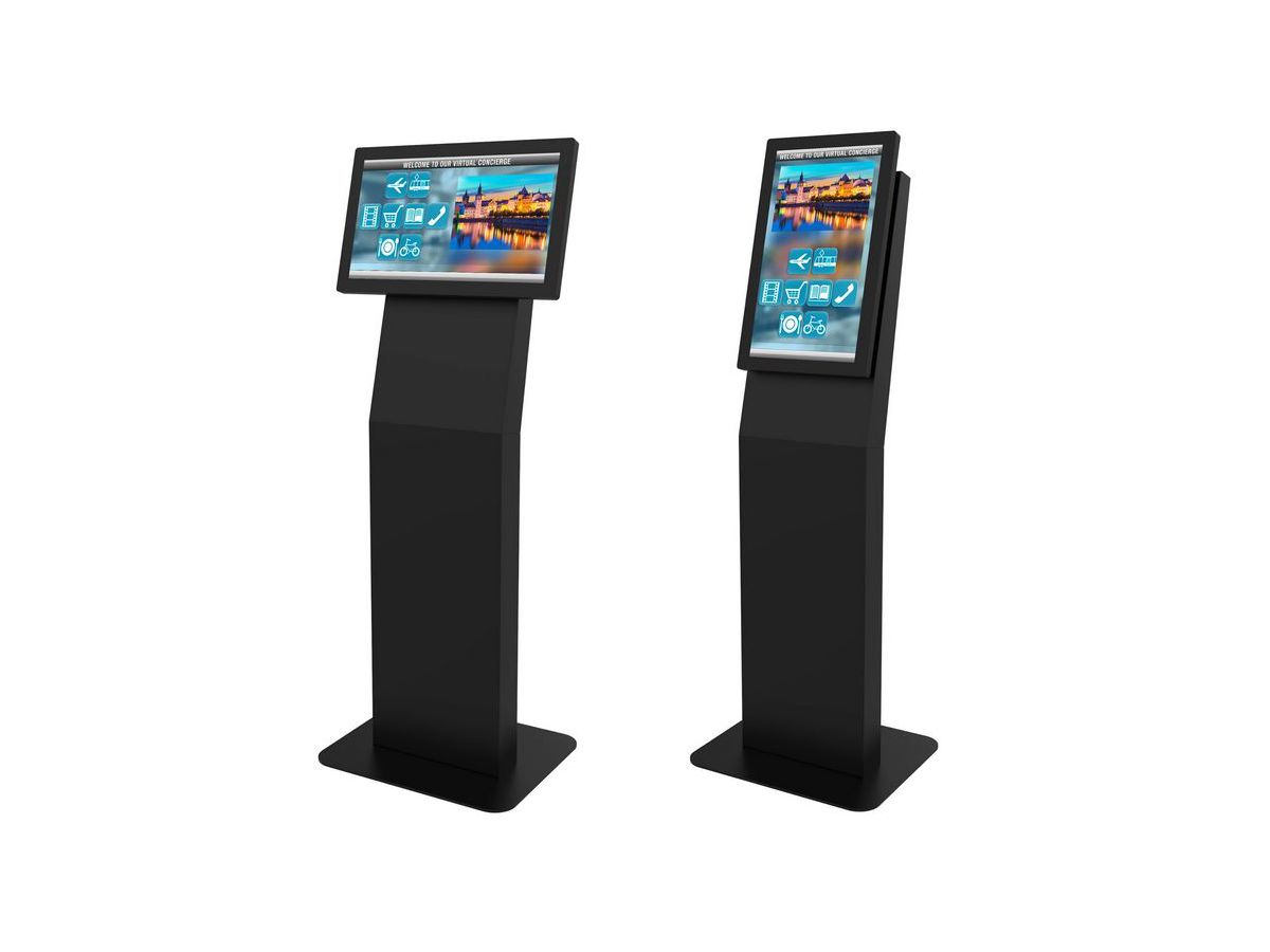 KIP-522-EUK - 15"-32" Landscape / Portrait Kiosk black