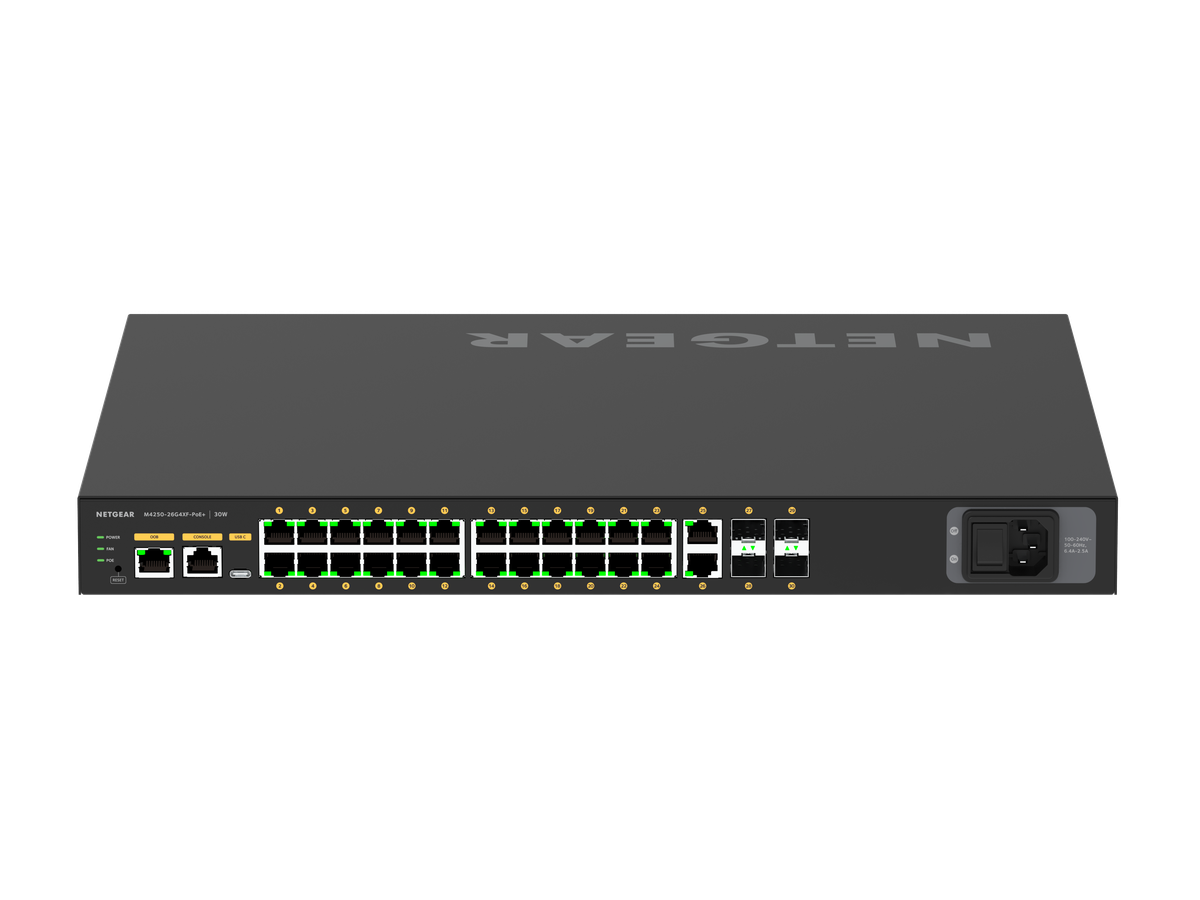 M4250-40GXF-PoE++ 40xRJ45+ 8xSFP Port - Network Switch 40xPoE, 2880W