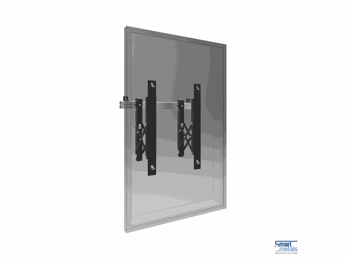 172.0008 - Adapterstrips VESA 600 - 092.1600 & 092.1700 Serien