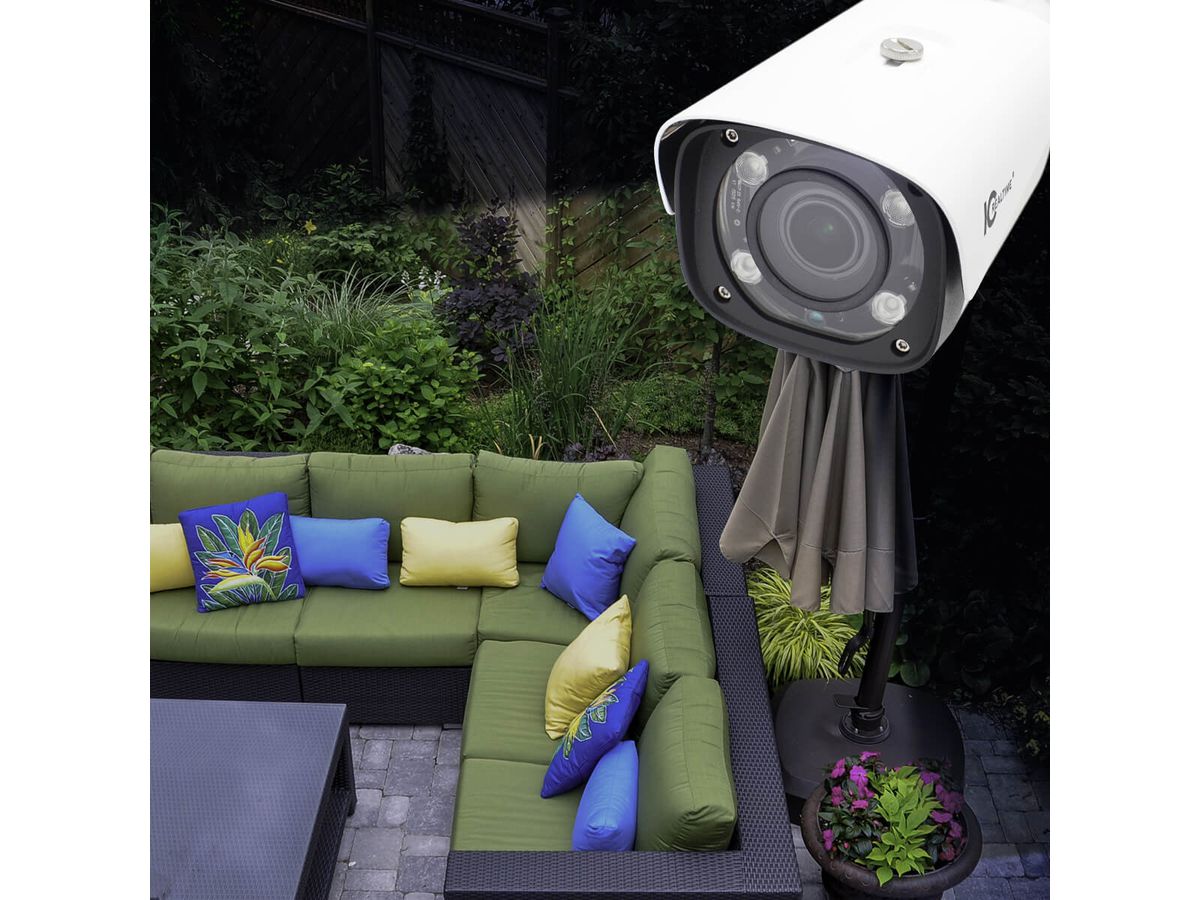 IPEG-B20V-IRW2 - IP Edge Line - 2MP,  In/Out, Bullet, Varifocal, Motor