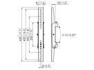 PFS 3304 - Bandes basculante interface écran 450 mm