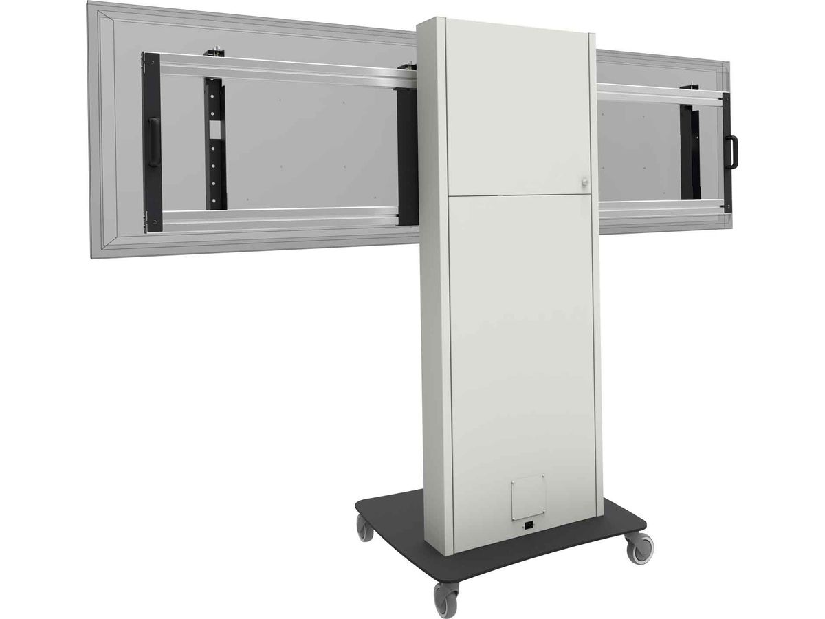 062.2865 - Trolley bis zu 2 x 65" - 180° Schwenkfunktion, bis zu 100kg