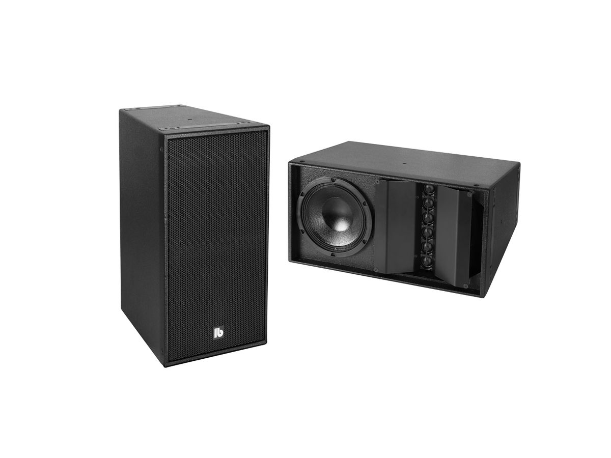 F 208 AlArray schwarz - Line Array-Lautsprecher (H x V) 120° x 1