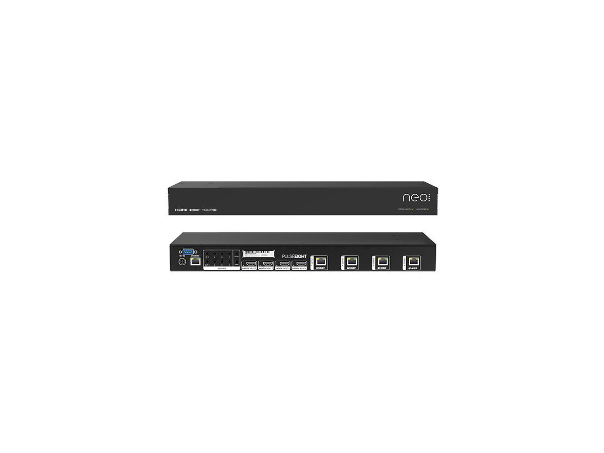 P8-HDBT-L-FFMB44-KIT - neo:4 Basic, 4x4 HDBT Kit inkl. Receiver
