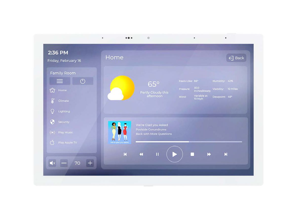 IST-10-W - 10" Surface Touchpanel in White