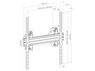 WH Synchron HD 65-98ö Portrait - Wandhalterung schwerlast - 65-98 Zoll -