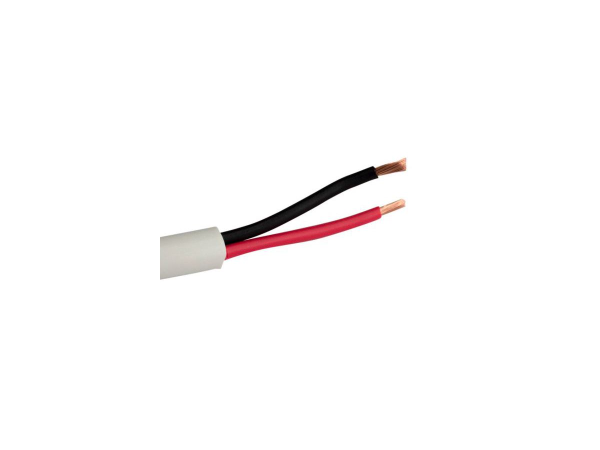 SPEAKER CABLE - Blanc / 2 x1.5mm2 - SP-1.5/2-LSZH-WT rouleau 305m