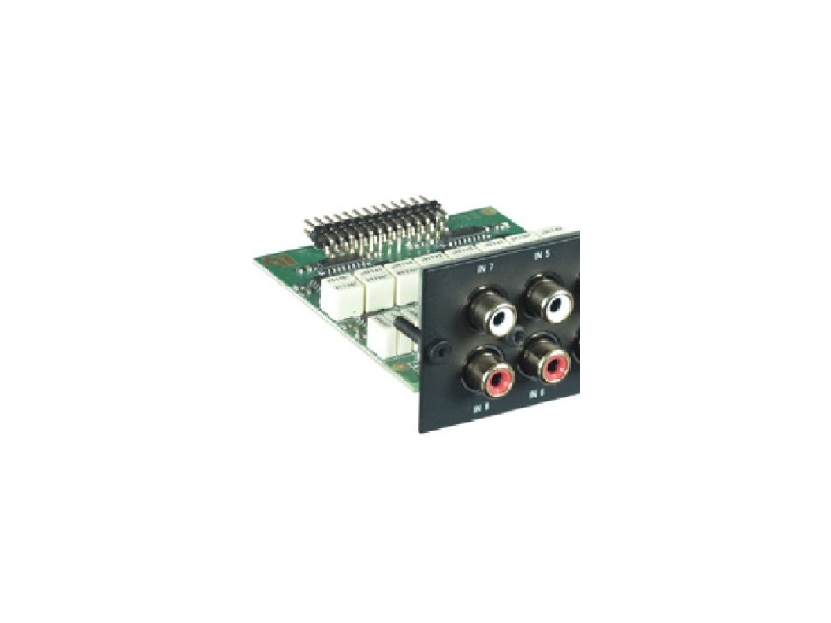 4 x IN-CINCH - Input-Modul 4 x Line in unsymmetrisch, C