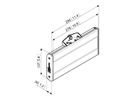 PFB 3402 - Display-Adapterbar 290 mm, Silber
