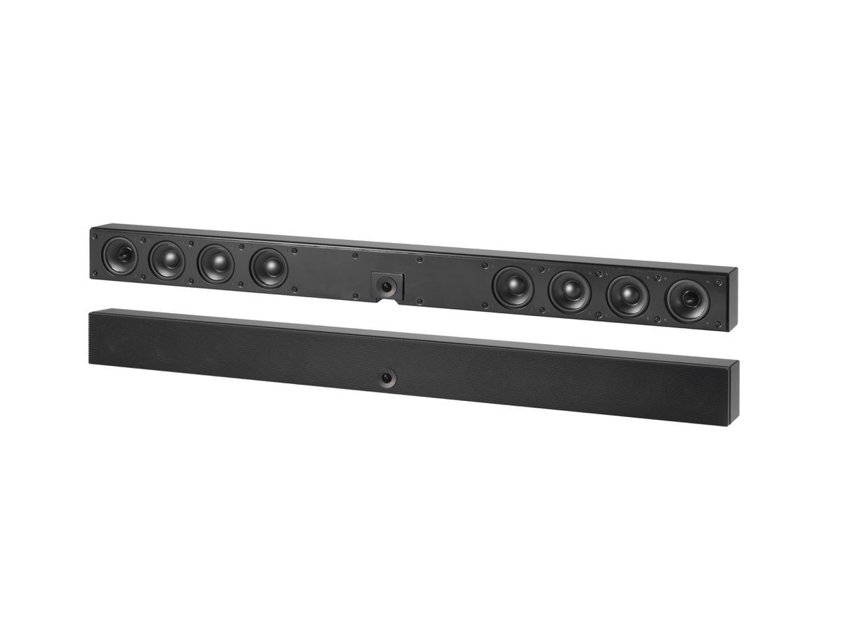 SB-A 2.0 CAM+ schwarz - Aktive Stereo-Soundbar, Huddly-Kamera, 2